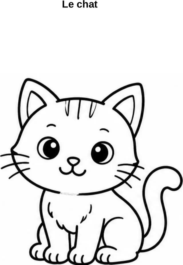 Aperçu du coloriage Chat