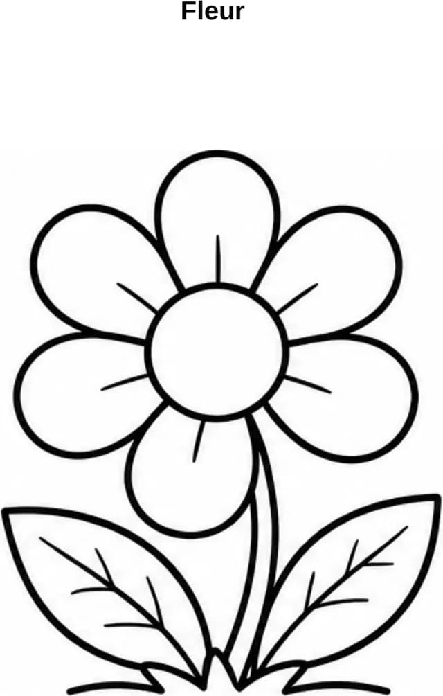 Aperçu du coloriage Fleur